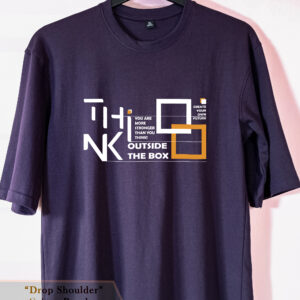 UV ❝THINK OUTSIDE❞ Drop Shoulder_Purple