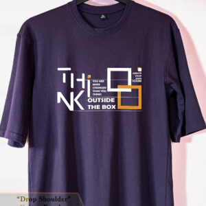 UV ❝THINK OUTSIDE❞ Drop Shoulder_Purple
