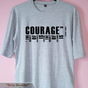 UV ❝COURAGE❞ Drop Shoulder_Grey